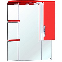 Зеркало со шкафом Bellezza Лагуна 85 R 4612114001031 с подсветкой R Красное Белое