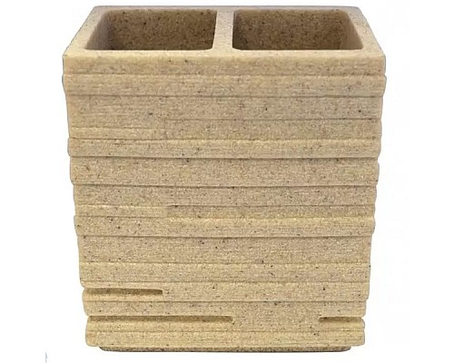 Стакан для зубных щеток Ridder Brick 22150211 Бежевый