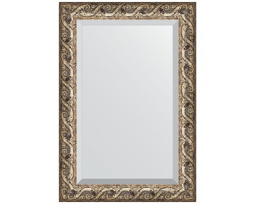 Зеркало Evoform Exclusive 96х66 BY 1279 с фацетом в багетной раме - Фреска 84 мм