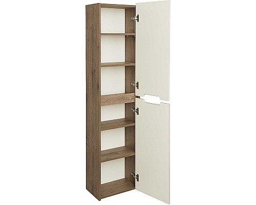 Шкаф пенал Aquaton Оливия 40 1A254603OLVG0 подвесной Бежевый Дуб велл