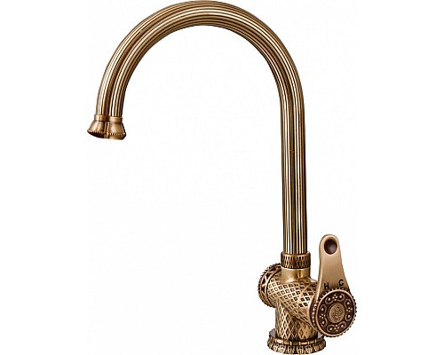 Смеситель для кухонной мойки ZORG Antic A 407K-BR