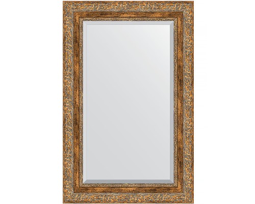 Зеркало Evoform Exclusive 85х55 BY 3410 с фацетом в багетной раме - Виньетка античная бронза 85 мм