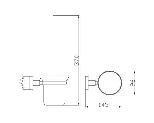 Ершик для унитаза Rav Slezak Colorado COA0500 Хром