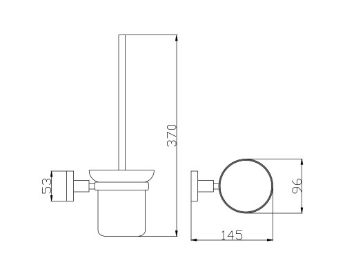 Ершик для унитаза Rav Slezak Colorado COA0500 Хром
