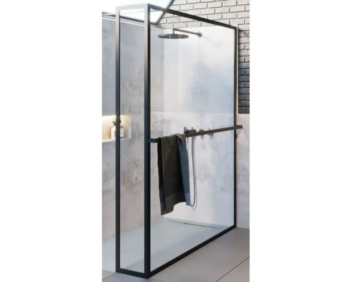 Душевая перегородка Riho Lucid GD402 90х30 G005033121 (GD409B030) Черный