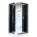 Душевая кабина Royal Bath HP 90х90 стекло прозрачное задняя стенка Черная