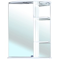 Зеркальный шкаф Bellezza Нарцисс 55 L 4613208002002 с подсветкой Белый