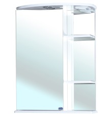 Зеркальный шкаф Bellezza Нарцисс 55 L 4613208002002 с подсветкой Белый