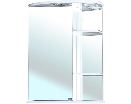 Зеркальный шкаф Bellezza Нарцисс 55 L 4613208002002 с подсветкой Белый