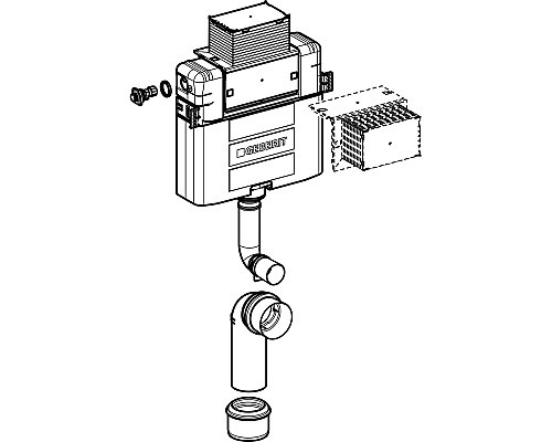 Смывной бачок скрытого монтажа GEBERIT 109.050.00.1