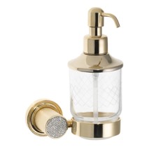 Настенный диспенсер Boheme RoyalE CRISTAL BLACK GOLD