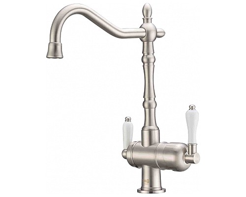 Смеситель для кухонной мойки ZORG Sanitary ZR 326 YF SATIN