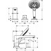 Смеситель Hansgrohe Metropol хром