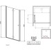 Душевая дверь EOS DWB 80/L