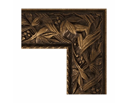 Зеркало Evoform Exclusive 79х59 BY 3391 с фацетом в багетной раме - Византия бронза 99 мм