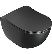Унитаз Ravak Uni Chrome RimOff X01794 подвесной Черный без сиденья