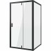 Душевой уголок Niagara Nova 110х80 NG-83-11AB-A80B профиль Черный стекло прозрачное