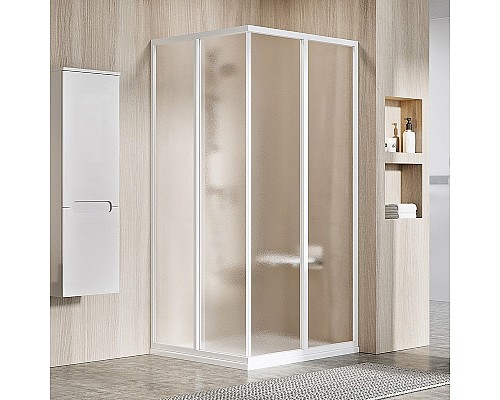 Душевая дверь Ravak Supernova SRV2-90 195 S 14V701O2ZG профиль Белый стекло Grape