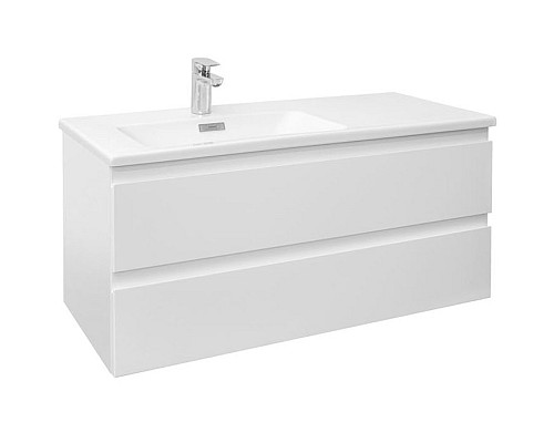 Тумба под раковину Jacob Delafon Madeleine 100 L EB2054-J51 подвесная Белая матовая