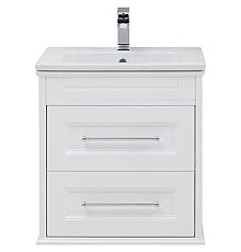 Тумба под раковину Aquanet Бостон 60 209679 подвесная Белый матовый