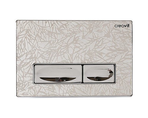 Клавиша смыва Creavit Design Ozel GP4009.36 Хром с декором