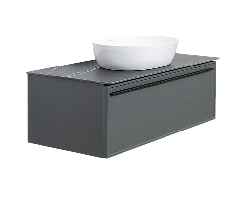 Тумба под раковину La Fenice Elba Grigio серый 90