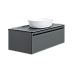 Тумба под раковину La Fenice Elba Grigio серый 90
