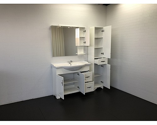 Зеркальный шкаф Comforty Севилья 100 00003132628 Слоновая кость