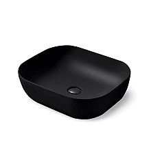 Раковина керамическая Vincea VBS-101MB накладная черная матовая