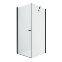 Душевое ограждение NEW TRENDY NEW SOLEO BLACK 100x100x195 (черный)