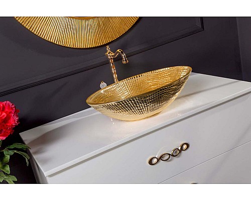 Столешница Solid Glass белая прямая 101x52см