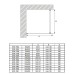 Душевое ограждение NEW TRENDY AVEXA 140x200 (хром)
