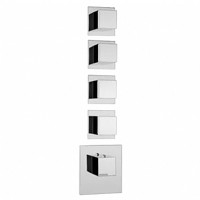 Смеситель для душа Bossini Cube Outlets с термостатом Хром