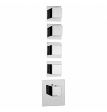 Смеситель для душа Bossini Cube Outlets с термостатом Хром