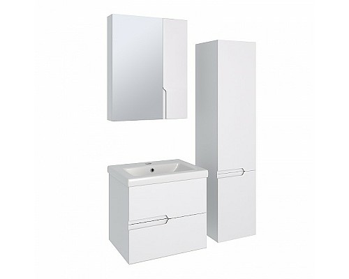Зеркальный шкаф Runo Стокгольм 60 00-00001126 Белый
