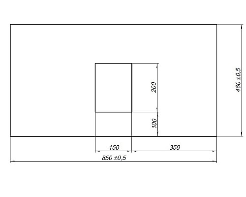 Столешница под раковину Allen Brau Infinity 85 1.21011.B-S Бежевый структ