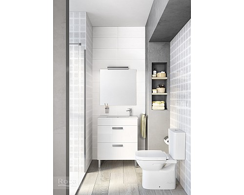 Тумба под раковину Roca Debba 60 ZRU9302708 2 ящика, белый глянец