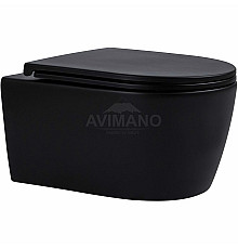 Унитаз Avimano Ambition 1000052 подвесной Черный матовый с сиденьем Микролифт