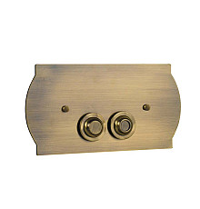 Кнопка для инсталляции латунь Boheme 651 бронза