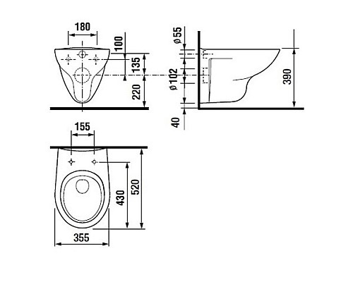 Комплект унитаза с инсталляцией Roca Mateo 893100010 с сиденьем Микролифт и клавишей смыва