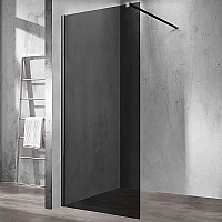 Душевая перегородка Vincea Walk-In 80 VSW-1H800CGB Черный матовый