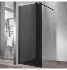 Душевая перегородка Vincea Walk-In 80 VSW-1H800CGB Черный матовый