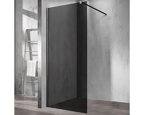 Душевая перегородка Vincea Walk-In 80 VSW-1H800CGB Черный матовый