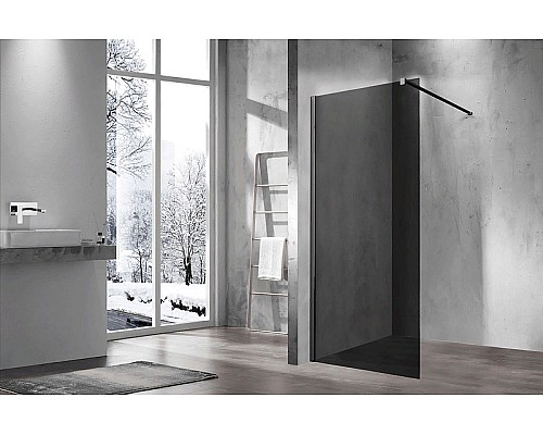 Душевая перегородка Vincea Walk-In 80 VSW-1H800CGB Черный матовый