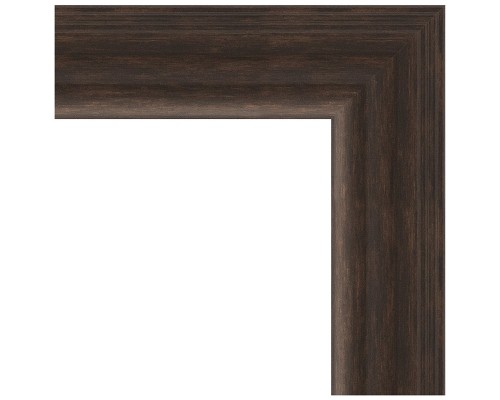 Зеркало Evoform Exclusive 111х51 BY 1144 с фацетом в багетной раме - Палисандр 62 мм