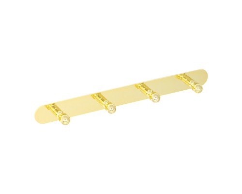 Планка с 4-мя крючками Veragio Gialetta L31.5, золото