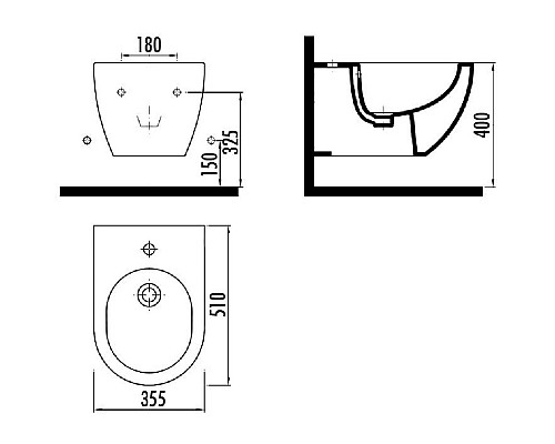 БИДЕ Ravak Uni X01517
