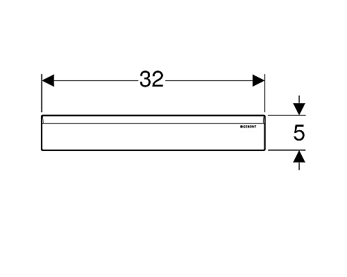 Декоративный комплект GEBERIT 154.335.21.1