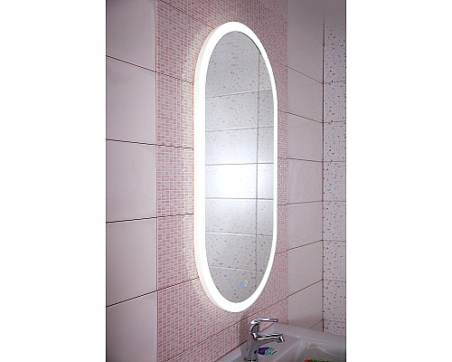 Зеркало Бриклаер Вега 55 4627125415715 с подсветкой с сенсорным выключателем и подогревом