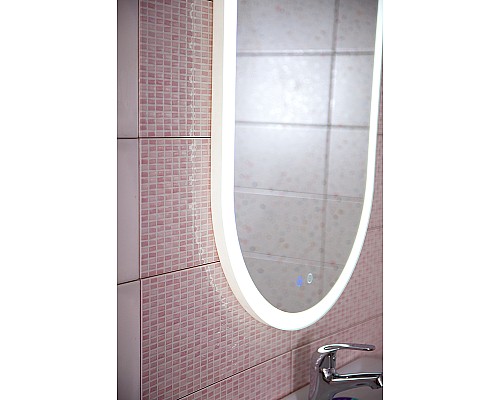 Зеркало Бриклаер Вега 55 4627125415715 с подсветкой с сенсорным выключателем и подогревом